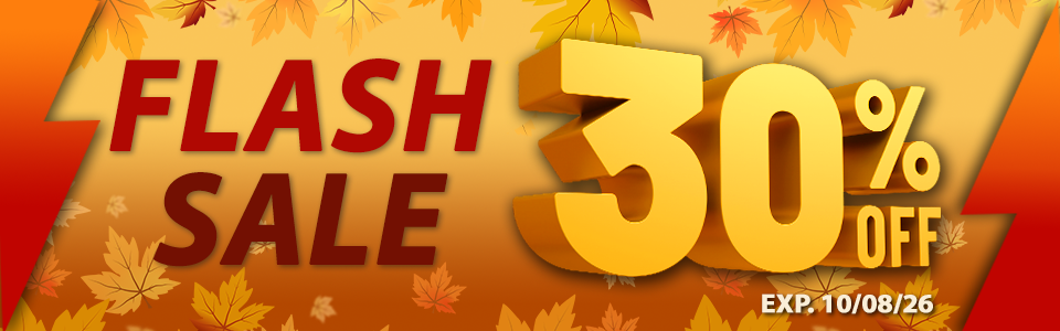 30% Off Flash Sale
