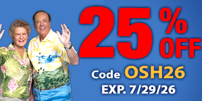 Airventure 25% Off Sale. Enter code Osh26 at checkout.