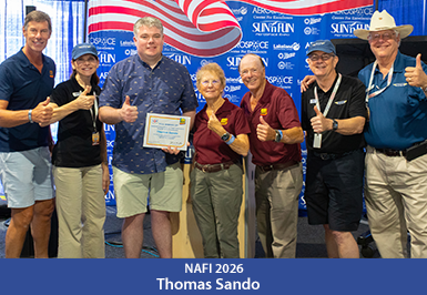 2026 NAFI Scolarship winner Thomas Sando